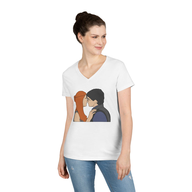Ginny & Harry V-Neck Tee - Fandom-Made