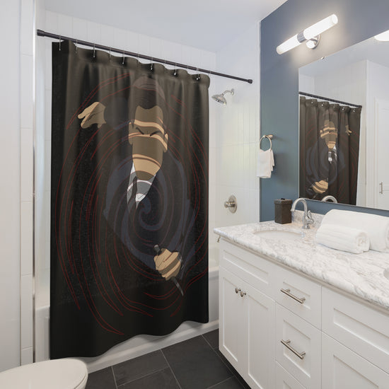 Number Five Shower Curtain - Fandom-Made