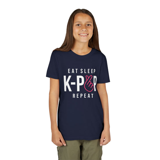 Eat Sleep KPop Repeat Youth Tee - Fandom-Made