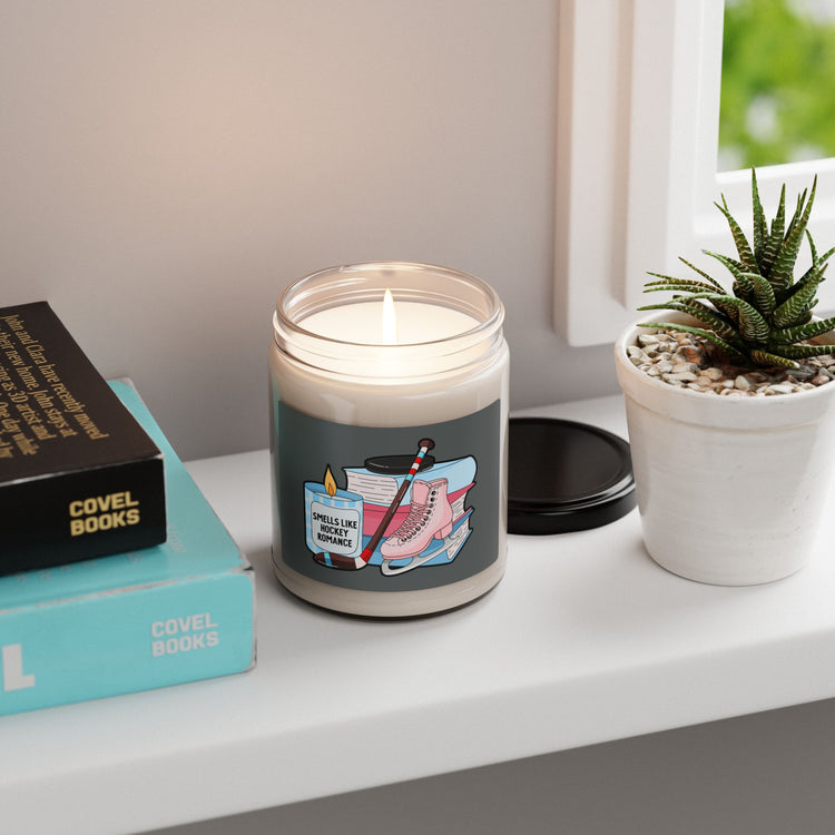 Smells Like Hockey Romance Scented Soy Candle - Fandom-Made