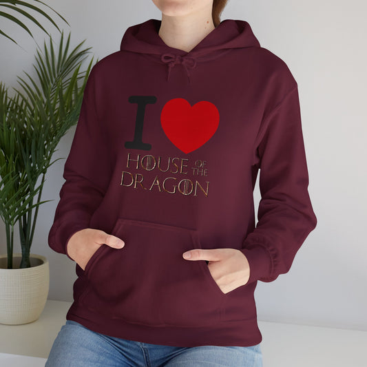 I Love House of the Dragon Hoodie - Fandom-Made
