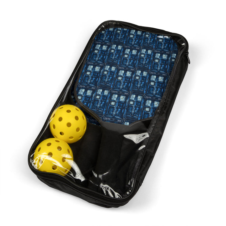 Tardis All-Over Print Pickleball Kit - Fandom-Made