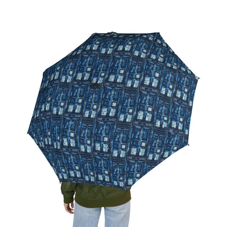 Tardis All-Over Print Umbrella - Fandom-Made