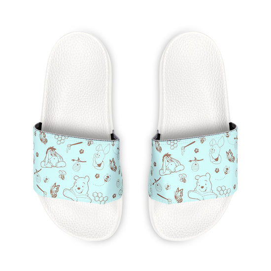 Winnie All-Over Print Youth Slides - Fandom-Made