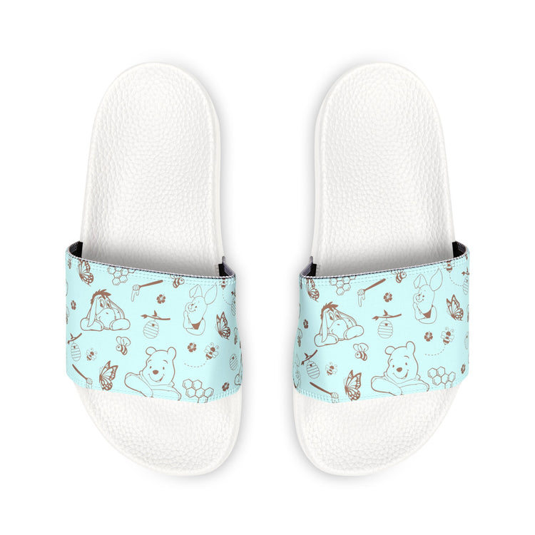 Winnie All-Over Print Youth Slides - Fandom-Made