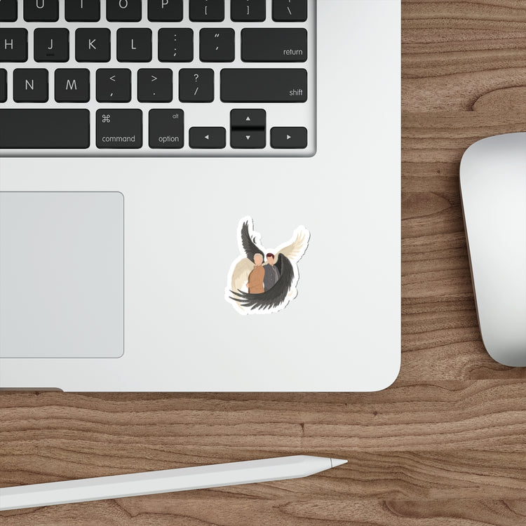 Good Omens Duo Die-Cut Stickers - Fandom-Made