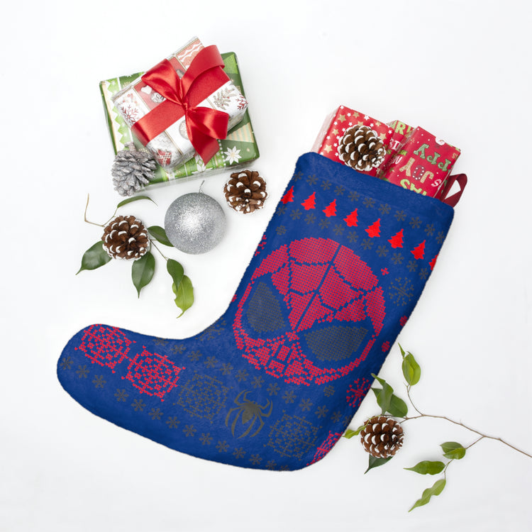 Spiderman Ugly Christmas Sweater Christmas Stocking - Fandom-Made