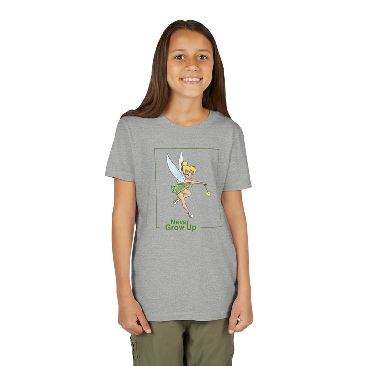 Never Grow Up Youth Tee - Fandom-Made