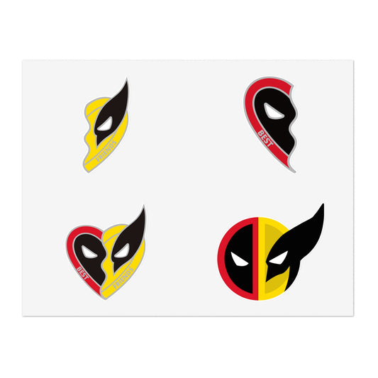 Deadpool Wolverine Besties Sticker Sheets - Fandom-Made