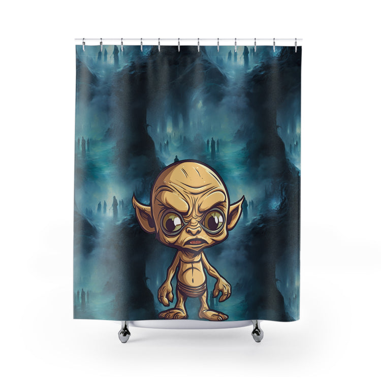 Gollum All-Over Print Shower Curtains - Fandom-Made
