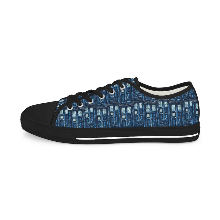 Tardis All-Over Print Men's Sneakers - Fandom-Made
