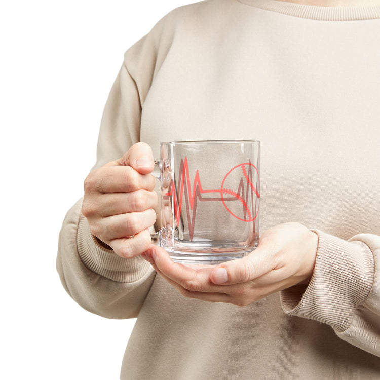 My Heart Beats For Baseball Mug - Fandom-Made