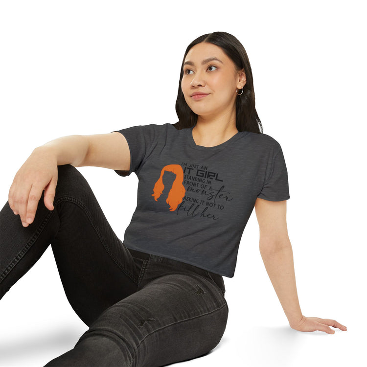 Charlie Bradbury Quote Crop Top - Fandom-Made