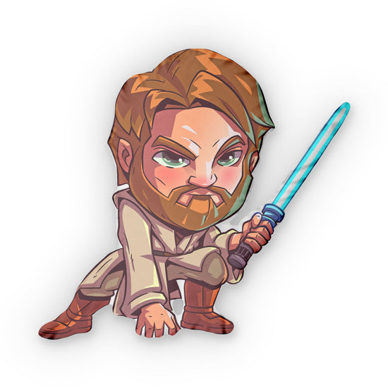 Obi-Wan Kenobi-Shaped Pillow - Fandom-Made
