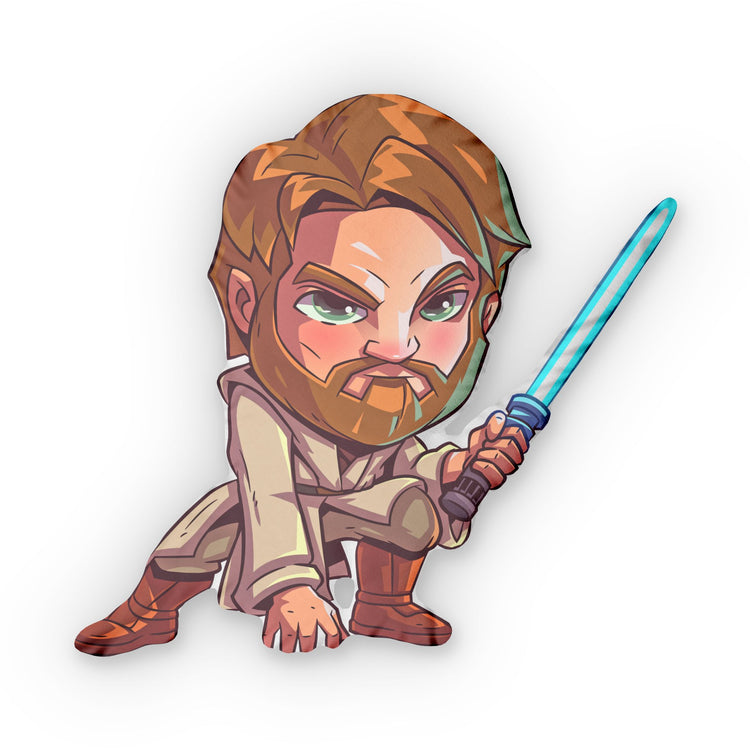 Obi-Wan Kenobi-Shaped Pillow - Fandom-Made