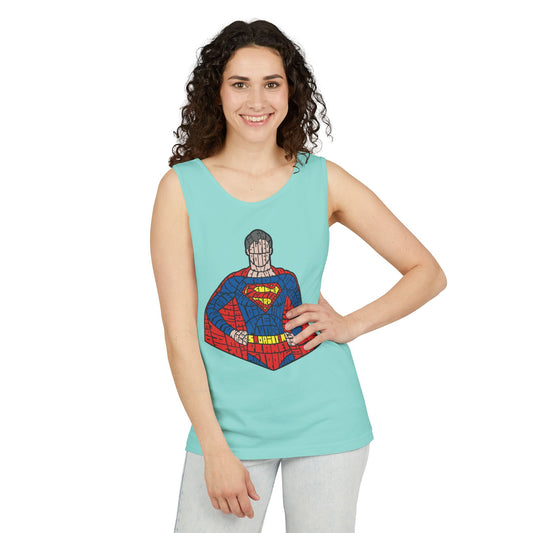 Kryptonian Calligram Tank Top - Fandom-Made