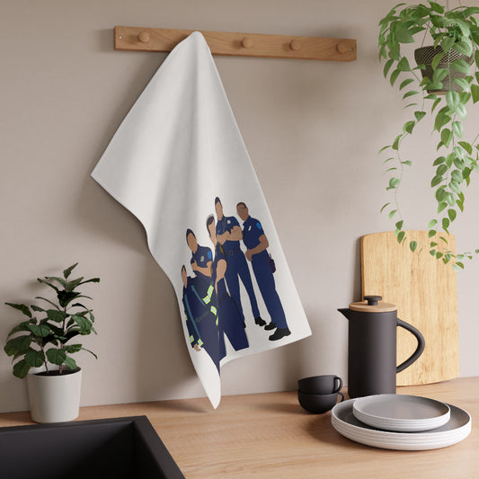 9-1-1 Group Kitchen Towel - Fandom-Made