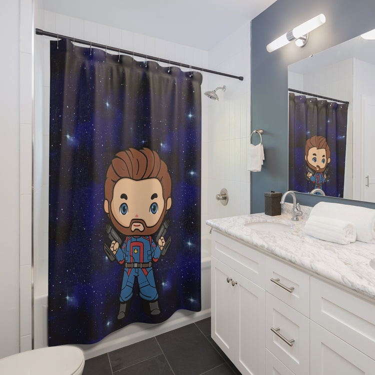 Peter Quill Shower Curtain - Fandom-Made