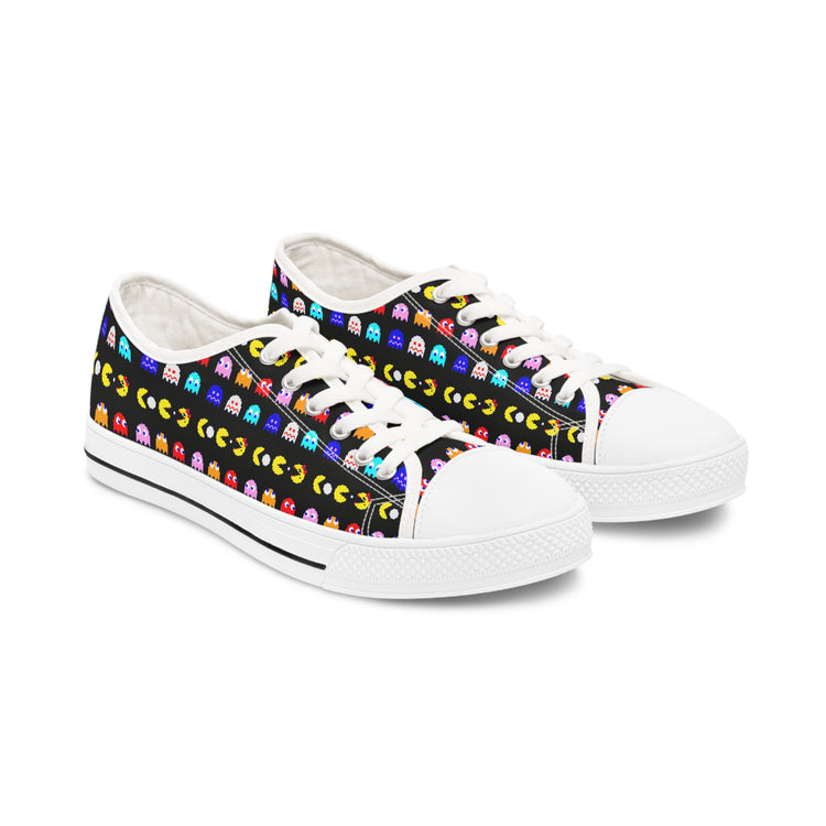 PacMan Women's Low Top Sneakers - Fandom-Made