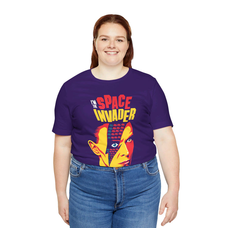 Bowie Space Invader Unisex T-Shirt - Fandom-Made