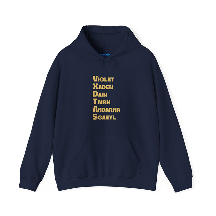 Fourth Wing Names Hoodie - Fandom-Made
