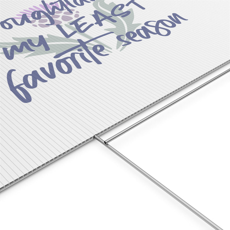 Droughtlander Plastic Yard Sign - Fandom-Made