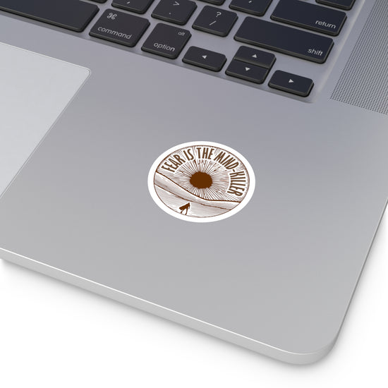 Fear Is The Mind-Killer Round Vinyl Stickers - Fandom-Made