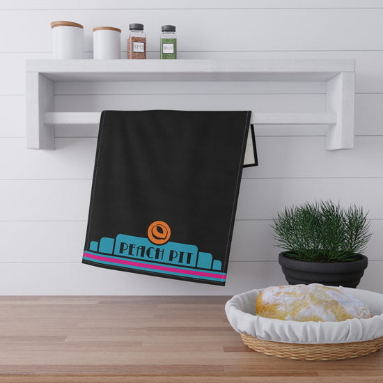 The Peach Pit Kitchen Towel - Fandom-Made
