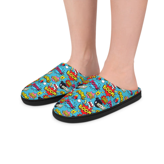 Comic Sounds Women's Slippers - Fandom-Made