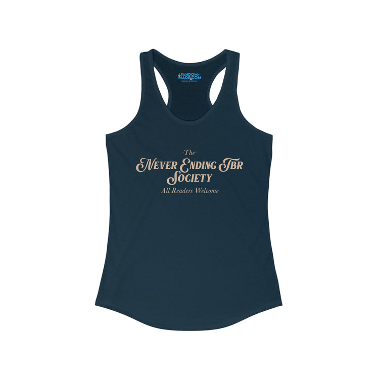 To Be Read Society Racerback Tank - Fandom-Made