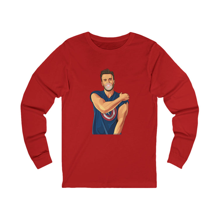 Chris Evans Unisex Long Sleeve Tee