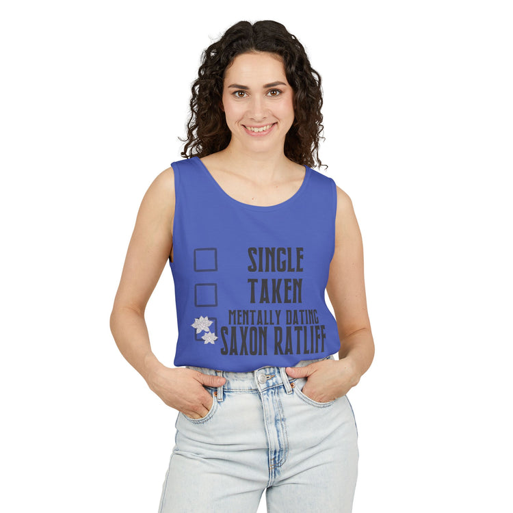 Mentally Dating Saxon Ratliff Tank Top - Fandom-Made