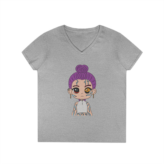 Rumi Demon Ladies' V-Neck Tee - Fandom-Made