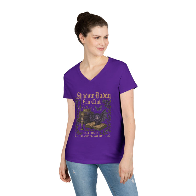 Shadow Daddy Fan Club Ladies' V-Neck Tee