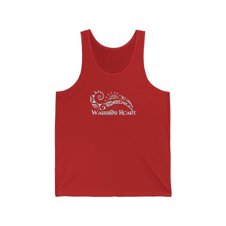 Warrior Heart Unisex Tank - Fandom-Made