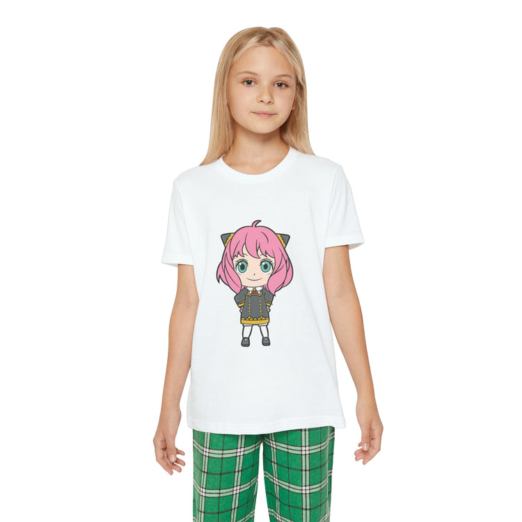 Anya Youth Short Sleeve Holiday Outfit Set - Fandom-Made