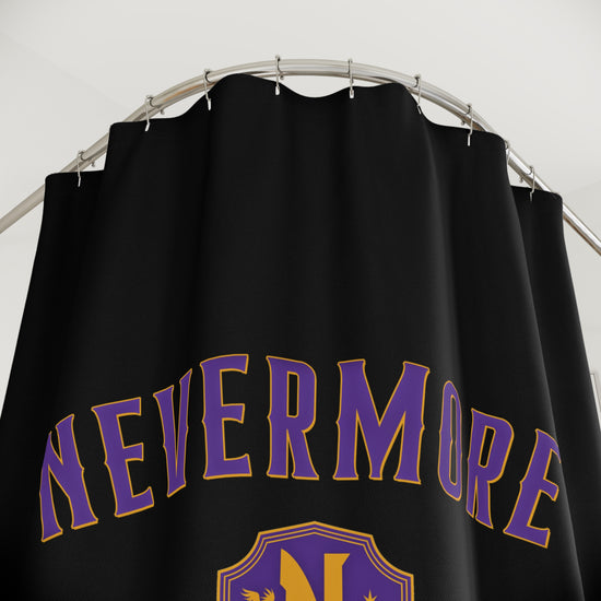 Nevermore Academy Shower Curtain - Fandom-Made
