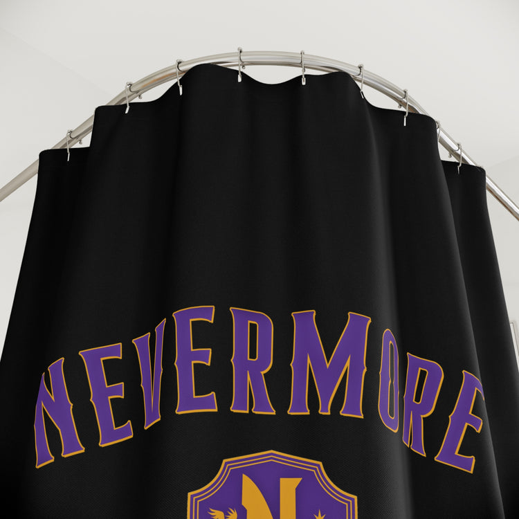 Nevermore Academy Shower Curtain - Fandom-Made