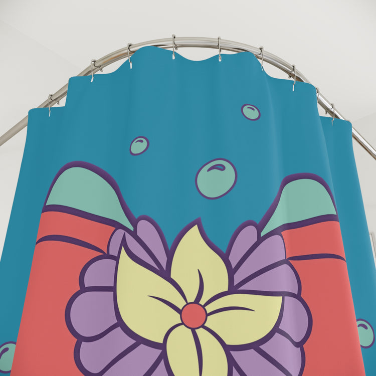 Ariel Bow Shower Curtain - Fandom-Made