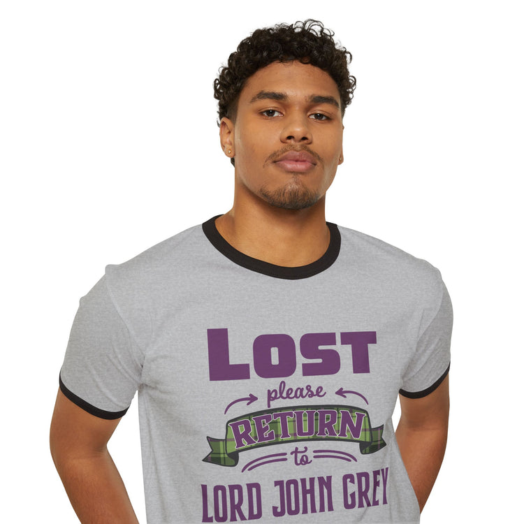 Lost Return To... Lord John Grey Ringer T-Shirt - Fandom-Made