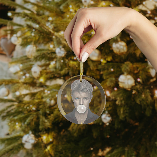 David Bowie Glass Ornaments - Fandom-Made