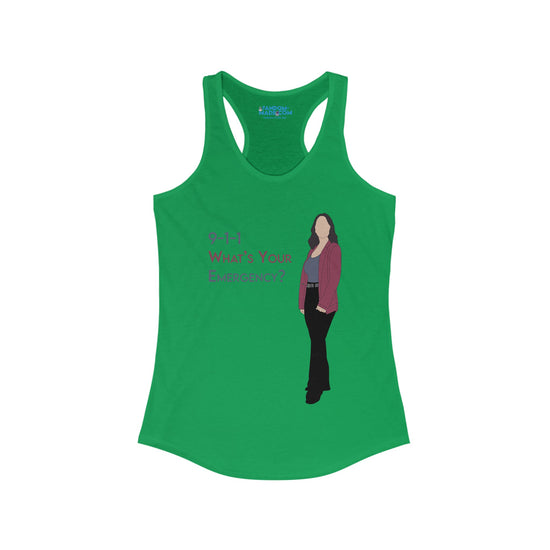 What's Your Emergency Racerback Tank - Fandom-Made
