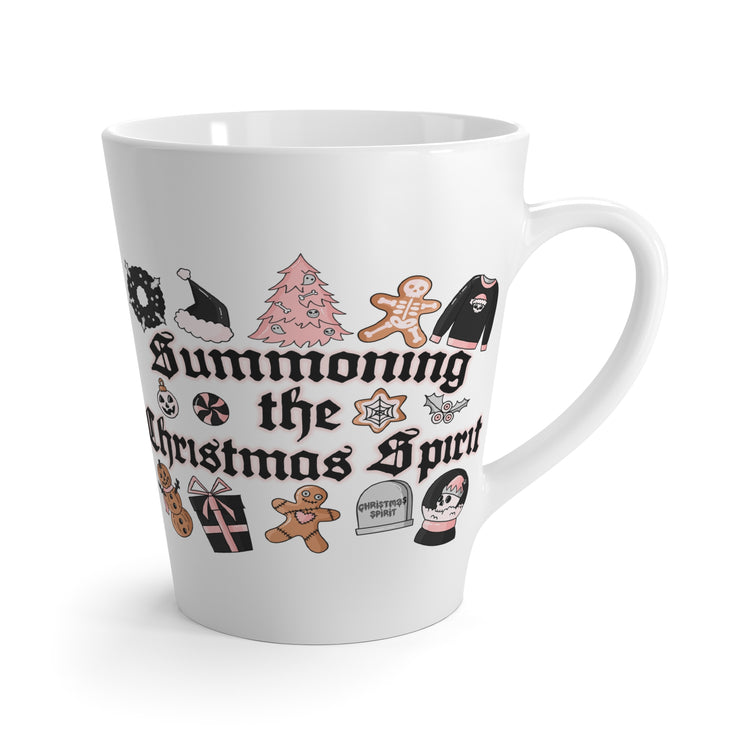Summoning The Christmas Spirit Latte Mug