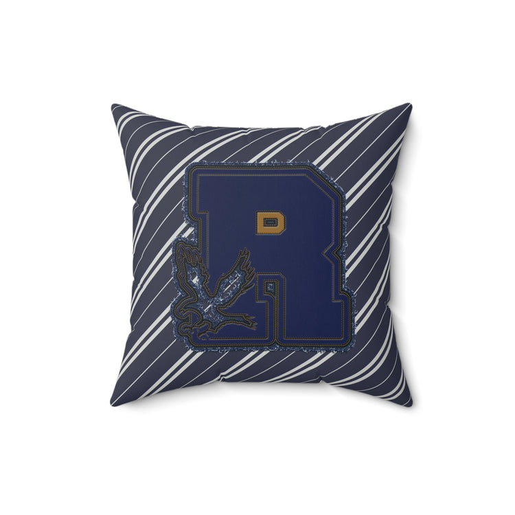 Ravenclaw R Embroidery Design Square Pillow - Fandom-Made