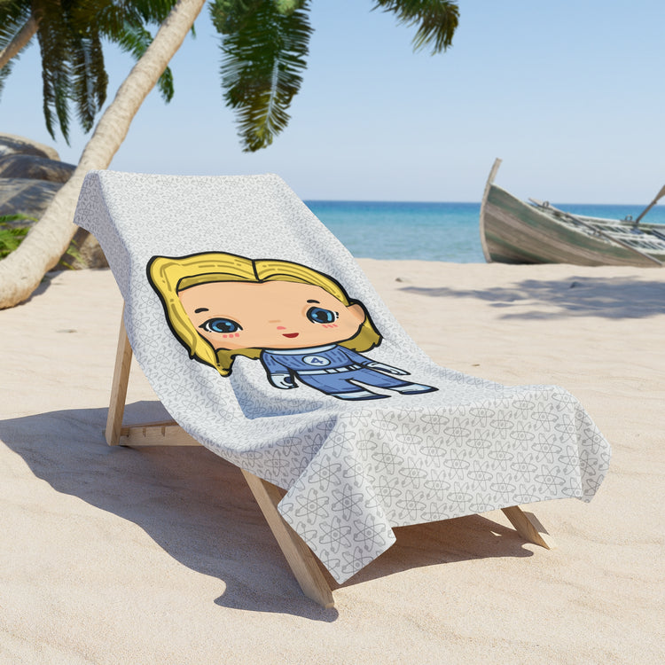 Sue Storm Beach Towel - Fandom-Made