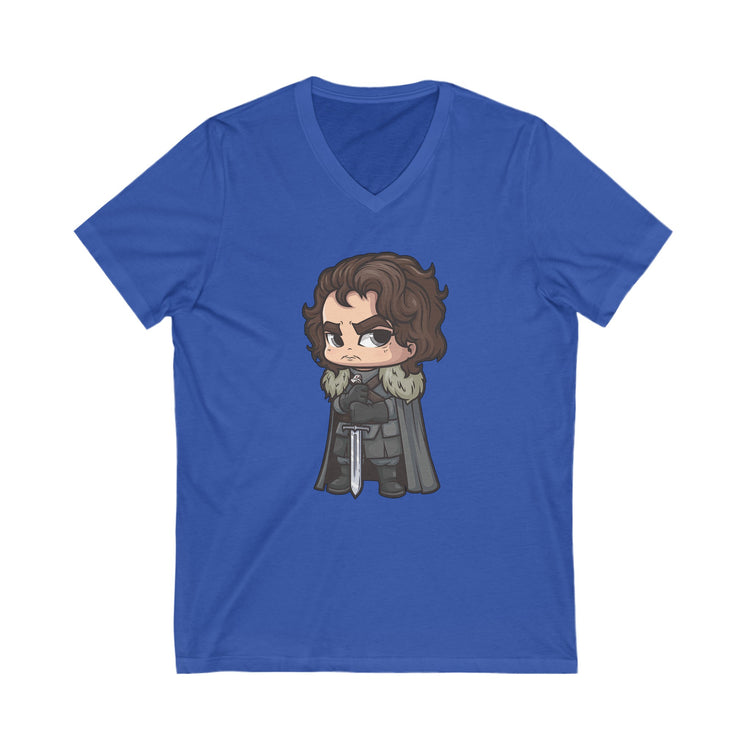 Jon Snow V-Neck Tee - Fandom-Made