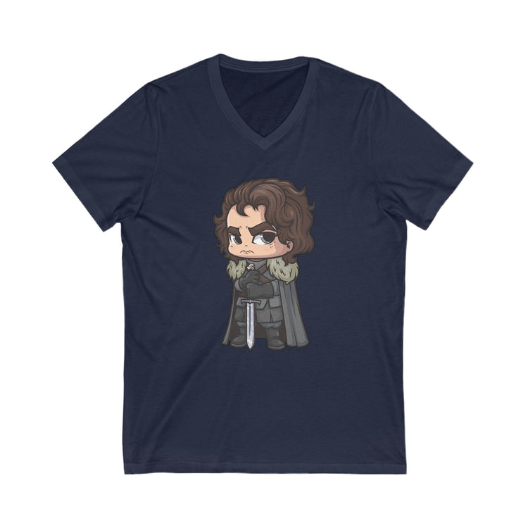 Jon Snow V-Neck Tee - Fandom-Made