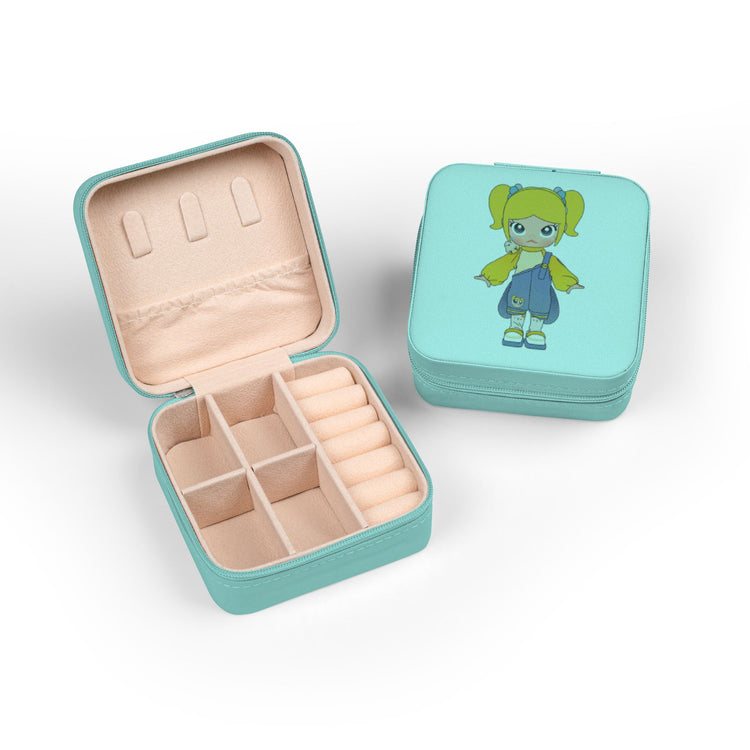 Molly Bubbles Puff Jewelry Travel Case