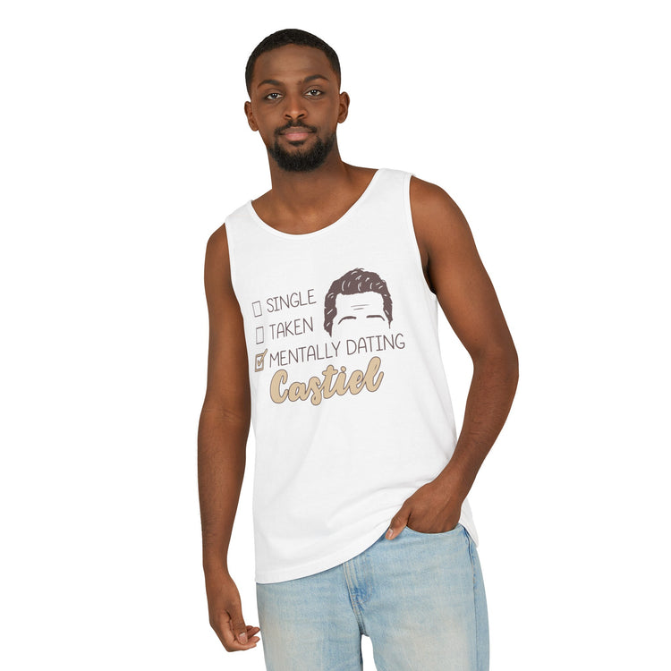 Mentally Dating Castiel Tank Top - Fandom-Made