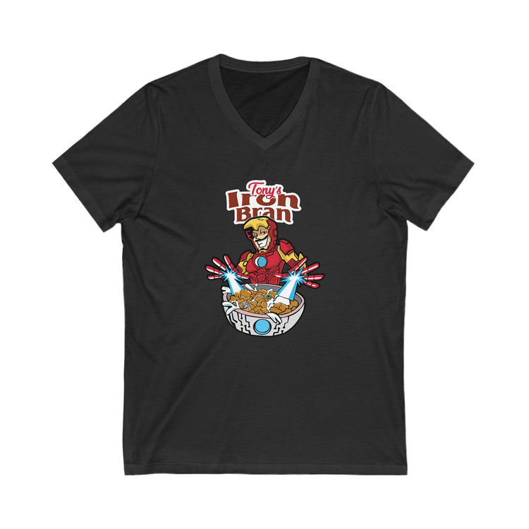 Tony's Iron Bran V-Neck Tee - Fandom-Made